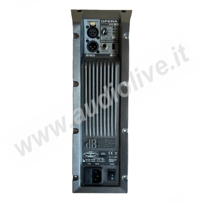 DB TECHNOLOGIES _ AMPLIFICATION MODULE _ OPERA 402D / REFURBISHED