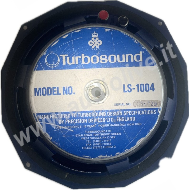 ALTAVOZ TURBOSOUND LS1004 DE 16 OHMIOS (USADO)